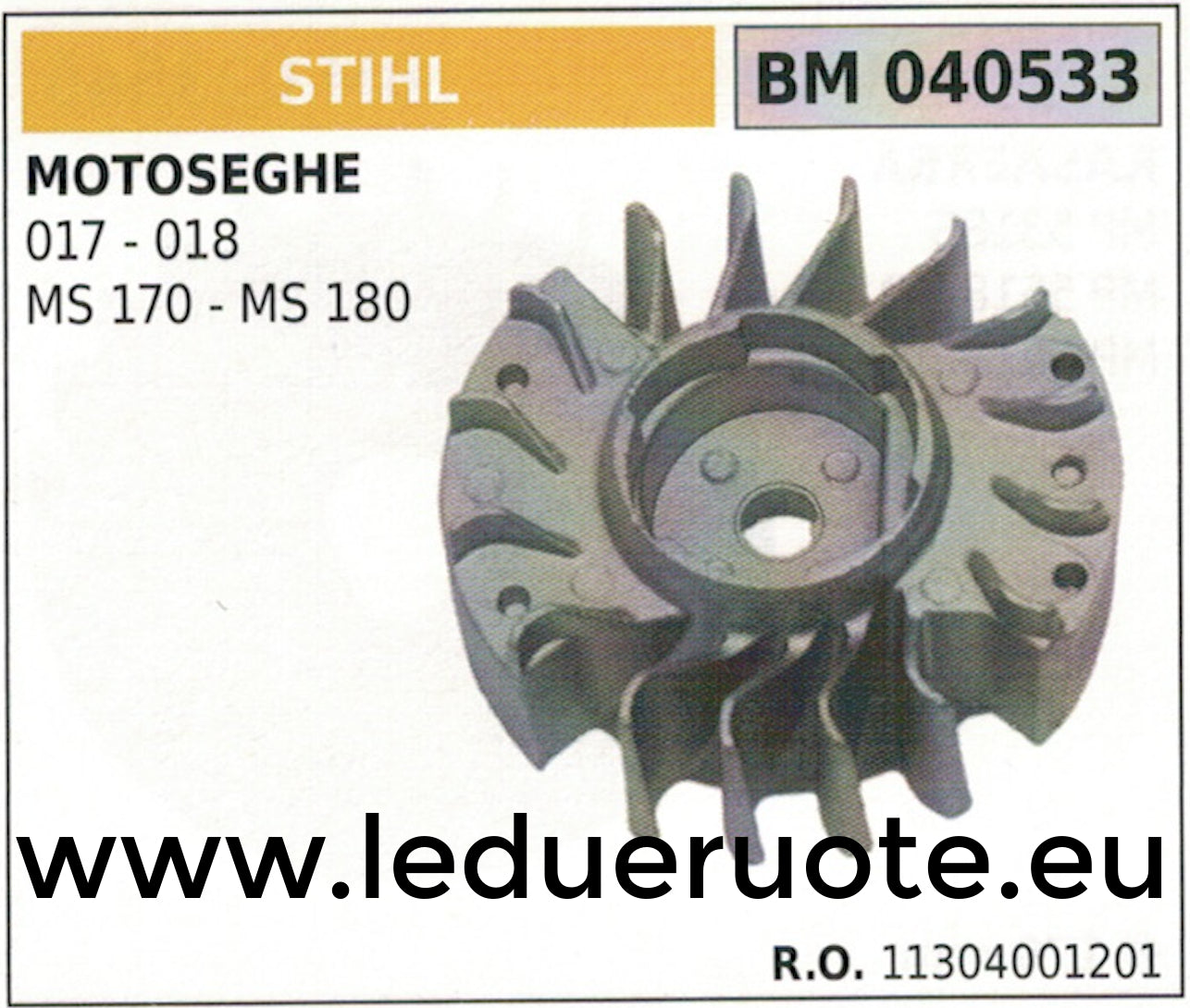 11304001201 VOLANO MAGNETICO magnete ventola MOTOSEGA STIHL 017 018 MS 170 180
