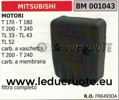 FR6493DA FILTRO ARIA COMPLETO MOTORE MITSUBISHI TL33 TL43 TL52 CARB A VASCH