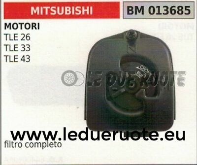 FILTRO ARIA COMPLETO spugna cassa scatola MOTORE MITSUBISHI TLE 26 33 43