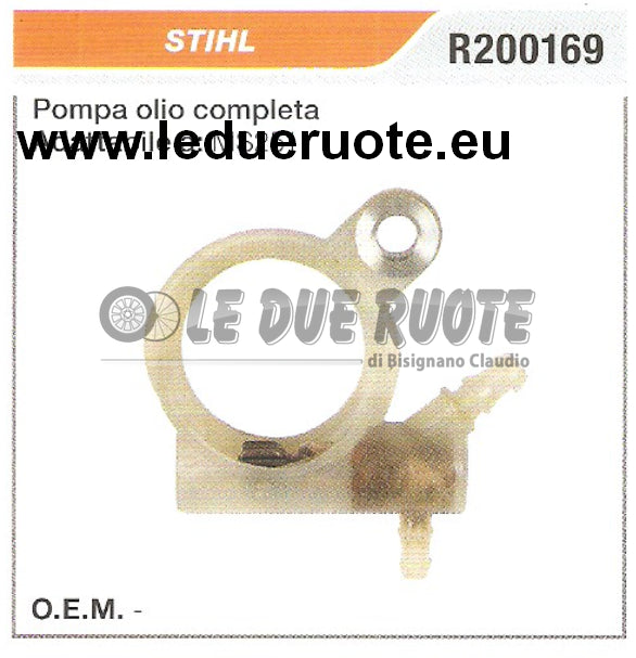 R200169 POMPA OLIO COMPLETA MOTOSEGA STIHL MS251 ALTA QUALITÀ