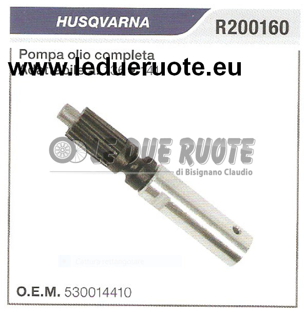 530014410 POMPA OLIO COMPLETA MOTOSEGA HUSQVARNA 136 141 ALTA QUALITÀ