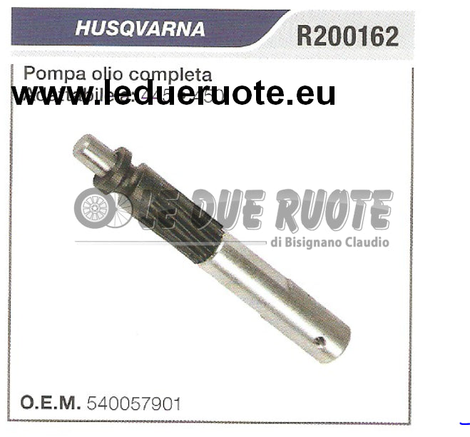 540057901 POMPA OLIO COMPLETA MOTOSEGA HUSQVARNA 445 450 ALTA QUALITÀ