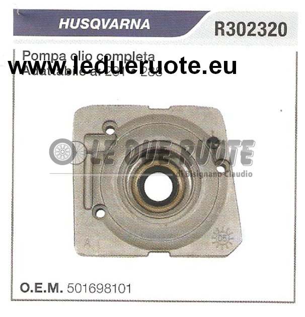 501698101 POMPA OLIO MOTOSEGA HUSQVARNA 281 288 ALTA QUALITÀ