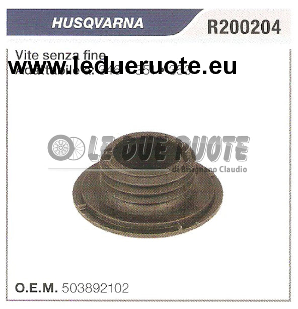 503892102 VITE SENZA FINE POMPA OLIO MOTOSEGA HUSQVARNA 346 351 353 ALT QUALITÀ