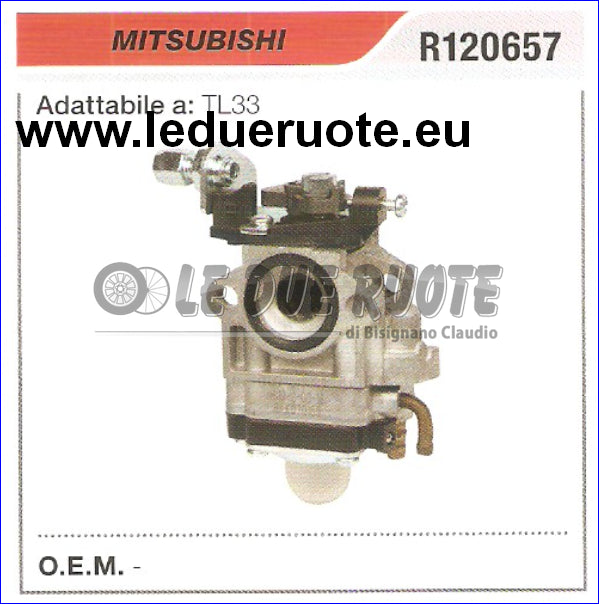 R120657 CARBURATORE A MEMBRANA MITSUBISHI TL33