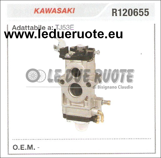 R120655 CARBURATORE A MEMBRANA DECESPUGLIATORE KAWASAKI TJ53E