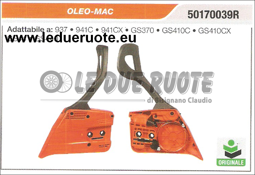 50170039R CARTER COPRICATENA MOTOSEGA OLEO MAC GS44 ORIGINALE