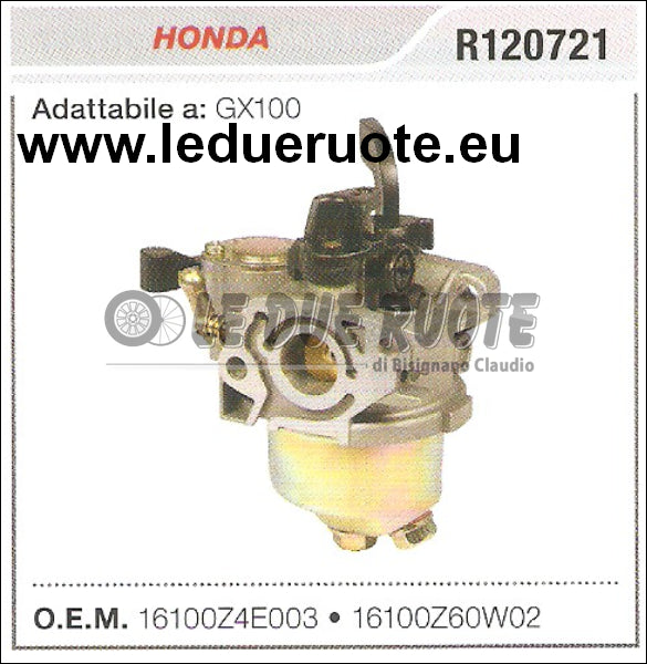 16100Z60W02 CARBURATORE A VASCHETTA HONDA GX100