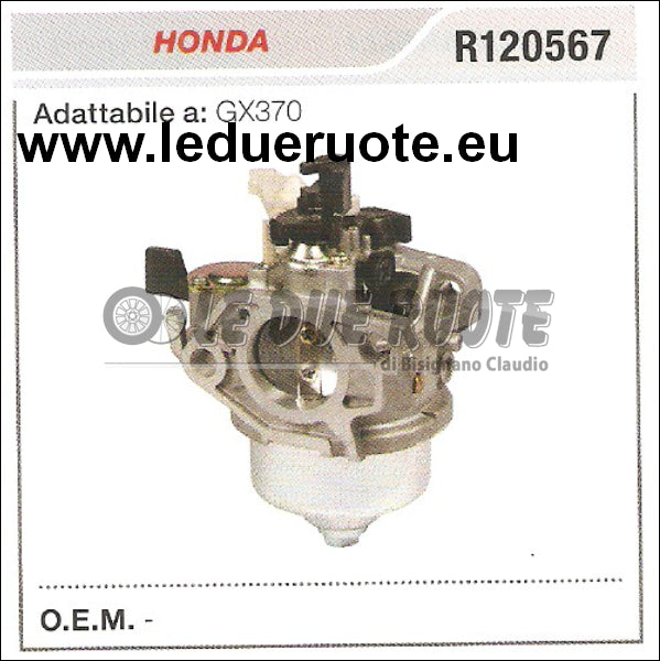 R120567 CARBURATORE A VASCHETTA HONDA GX370