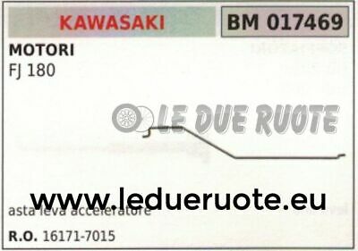 161717015 ASTA leva levetta ACCELERATORE COMANDO GAS MOTORE KAWASAKI FJ 180