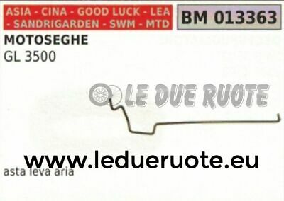 LEVA ASTA COMPLETA APERTURA CHIUSURA ARIA MOTOSEGA CINESE ASIA IMPORTATA GL 3500