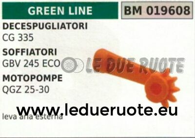 LEVA ESTERNA APERTURA CHIUSURA ARIA SOFFIATORE GREENLINE GREENCUT GBV 245 ECO