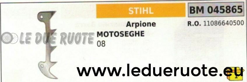 11086640500 ARPIONE ROSTRO MOTOSEGA STIHL 08