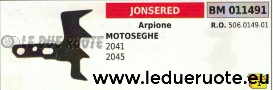 506014901 ARPIONE ROSTRO MOTOSEGA JONSERED 2041 2045 2050