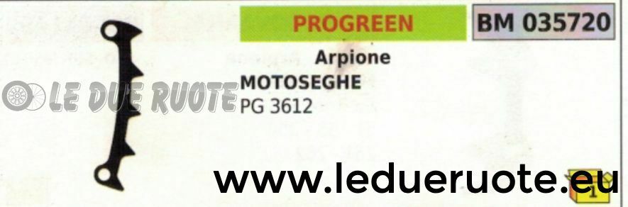 ARPIONE ROSTRO MOTOSEGA PROGREEN PG 3612