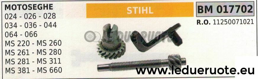 11250071021 KIT TENDICATENA TIRACATENA MOTOSEGA STIHL 064 066 MS 220 260 261 280