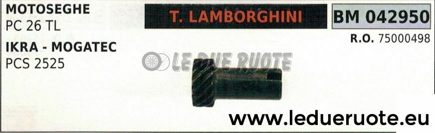 75000498 VITE SENZA FINE TENDICATENA TIRACATENA MOTOSEGA LAMBORGHINI PC 26TL