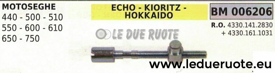 43301412830 TIRACATEN TENDICATENA MOTOSEGA HOKKAIDO KIORITZ ECHO 600 610 650 750