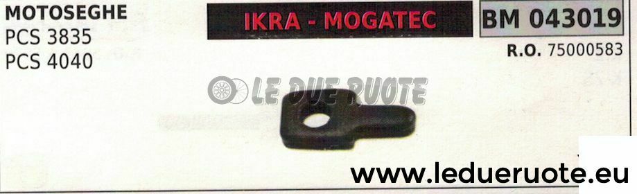 75000583 NOTTOLINO TENDICATENA TIRACATENA MOTOSEGA IKRA MOGATEC PCS 3835 4040