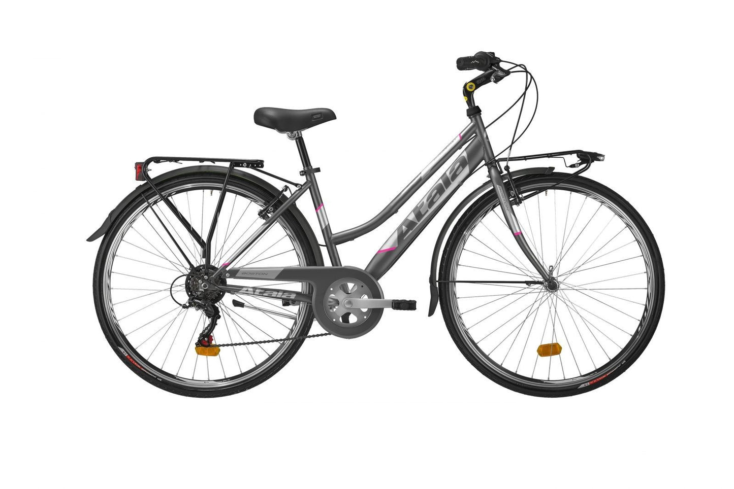 BICI BICICLETTA ATALA BOSTON GRIGIO 28" DONNA CAMBIO SHIMANO 6 VELOCITA' DA CITTA'