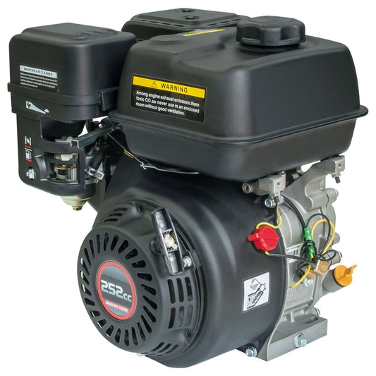 MOTORE LONCIN G 252 F BENZINA 8HP ALBERO CILINDRICO D.25,4 ALESAGGIO 75 x 57