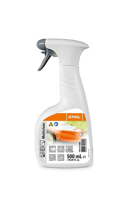 DETERGENTE SGRASSATORE UNIVERSALE PER MOTOSEGHE, PLASTICA, METALLO, GOMMA, DECESPUGLIATORI STIHL MULTICLEAN