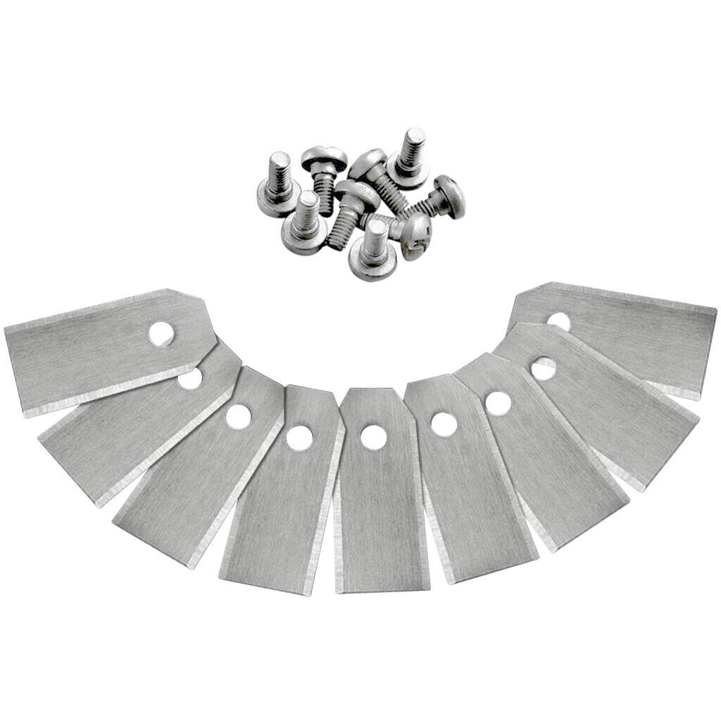FO16800321 KIT 9 LAME IN ACCIAIO PER ROBOT RASAERBA MOWOX RM30 RM45 RM50 RM600
