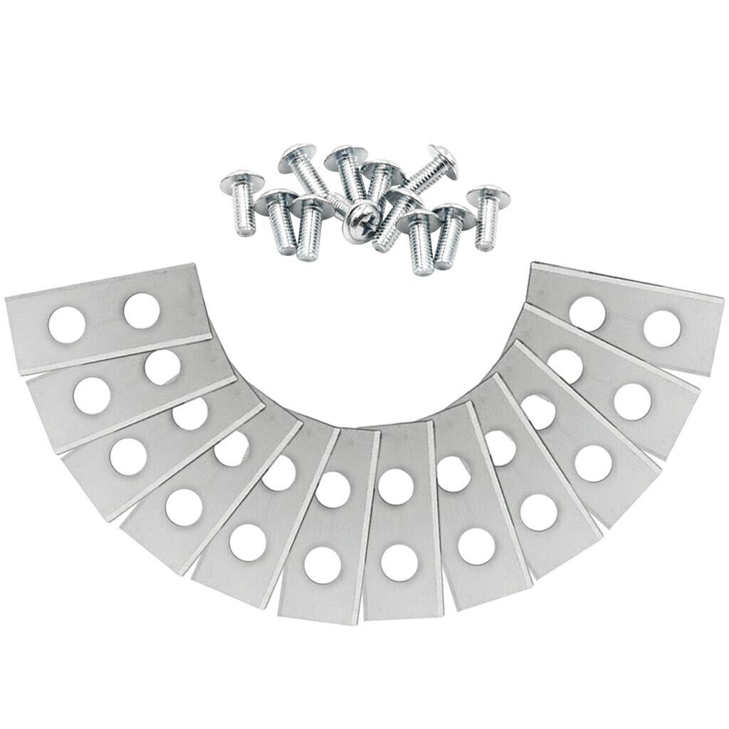WA0190 KIT 12 LAME IN ACCIAIO PER ROBOT RASAERBA YARDFORCE Landroid M Wr143E