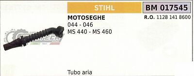 11281418600 TUBO ARIA PER POMPA OLIO MOTOSEGA STIHL 044 046 MS440 MS460