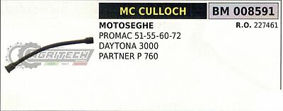 227461 TUBO OLIO MOTOSEGA MCCULLOCH PROMAC 51 55 60 72 DAYTONA 3000
