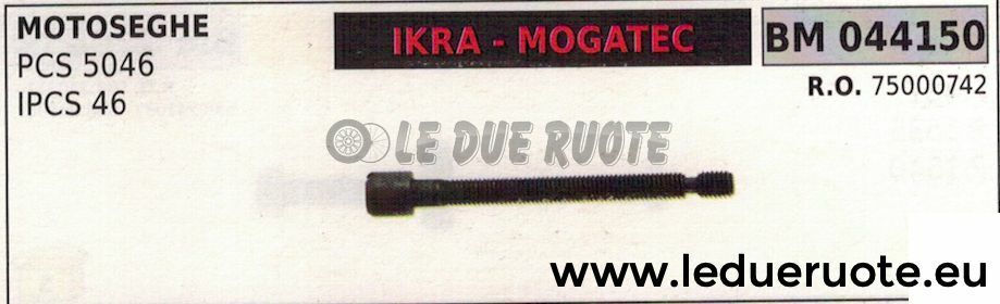 75000742 VITE TENDICATENA TIRACATENA MOTOSEGA MOTOSEGA ZENOAH 455 500
