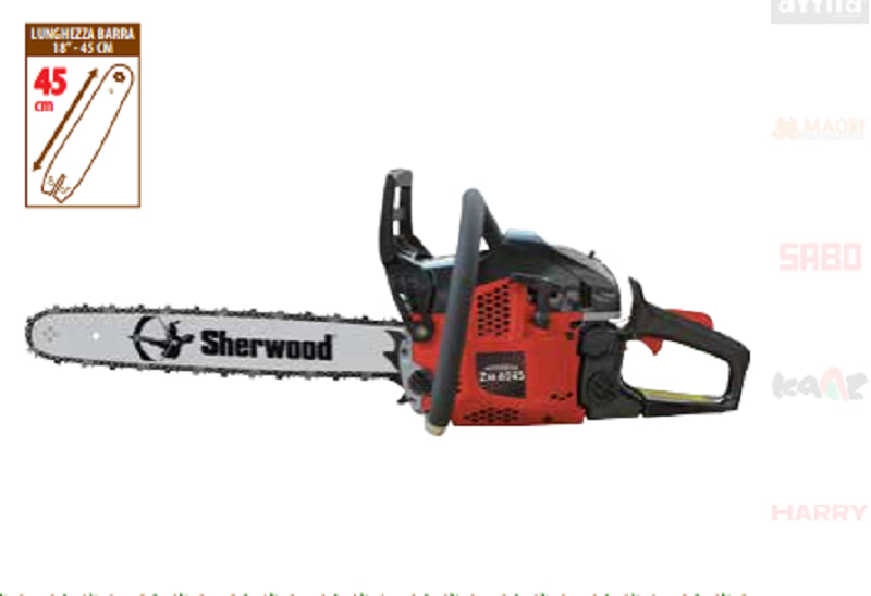 MOTOSEGA A SCOPPIO PROFESSIONALE ZOMAX ZM 6245 62cc BARRA 45CM