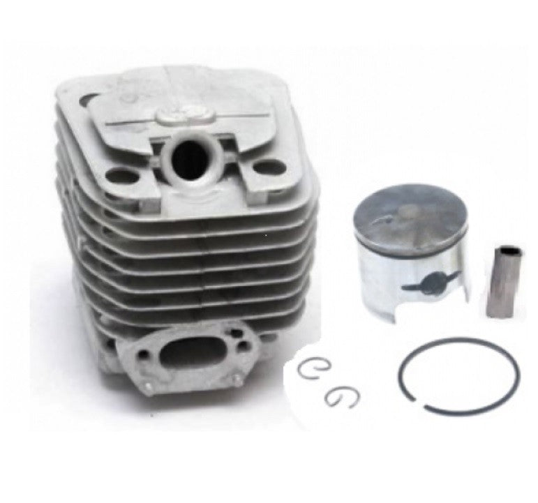 CILINDRO PISTONE COMPLETO MOTOSEGA ALPINA CASTOR CASTELGARDEN GGP PS338 338