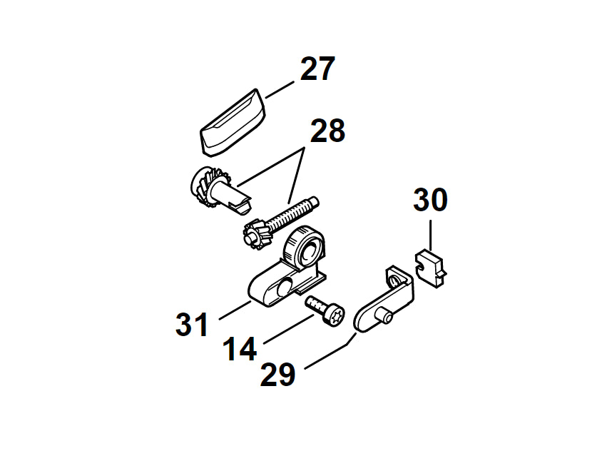 Kit tendicatena completo ORIGINALE STIHL per Motosega Stihl MS200T MS201T