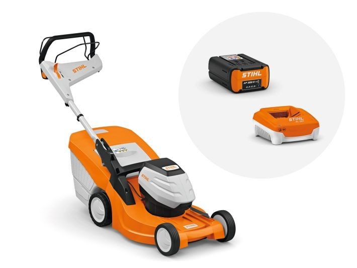 Rasaerba a batteria Originale STIHL RMA 448 PV + Batteria AP300S + Caricabatteria