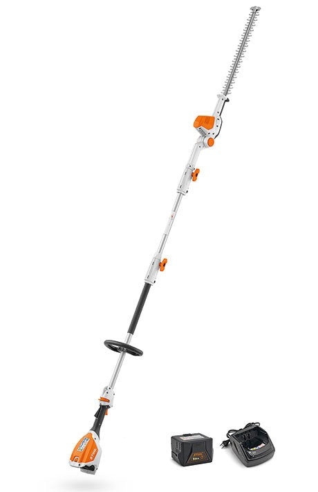 Tagliasiepi allungato a batteria Originale Stihl HLA 56 con batteria AK 20 e AL 101