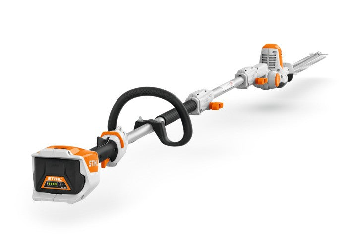 Tagliasiepi allungato a batteria Originale Stihl HLA 56 con 2 batterie AK 20 e caricatore AL 101