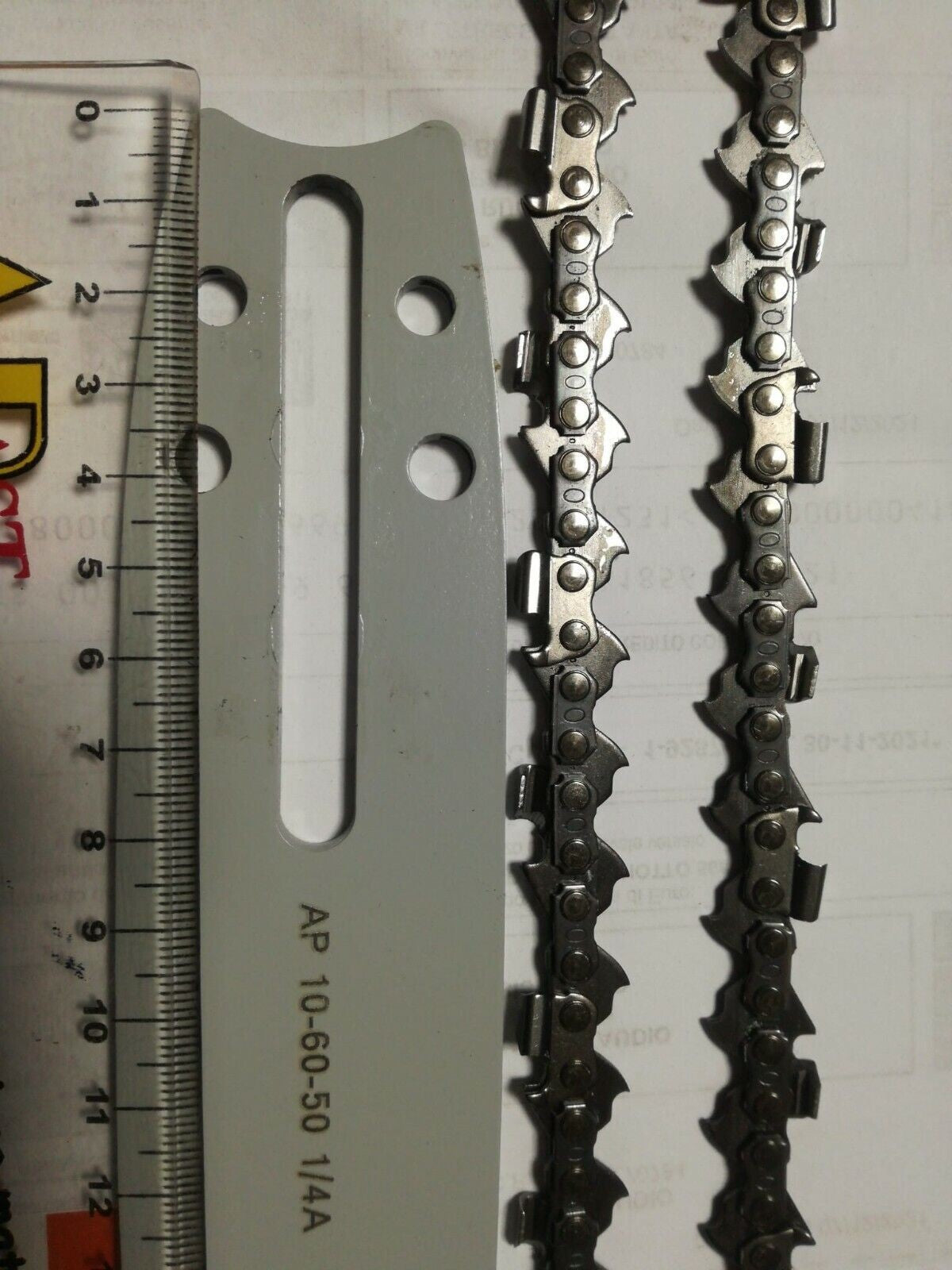 BARRA lama CARVING da 25cm PER MOTOSEGA DA POTA ALPINA STIGA + CATENA IN OMAGGIO