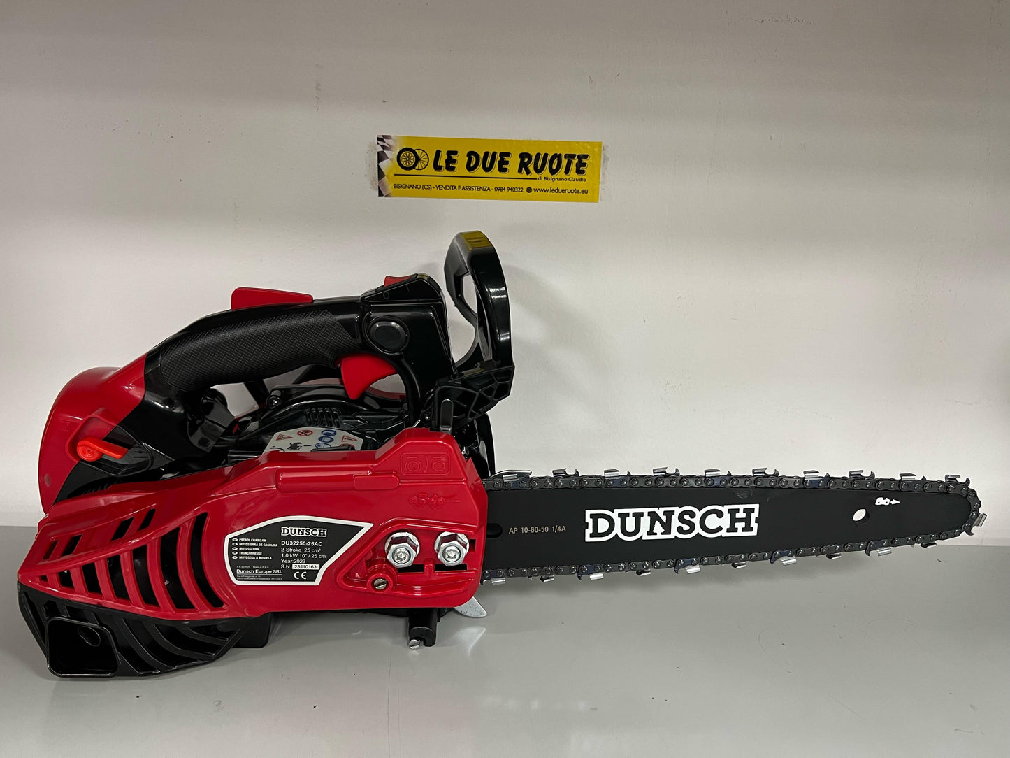 Motosega da pota PROFESSIONALE 25,4cc superleggera con lama da 25cm Carving