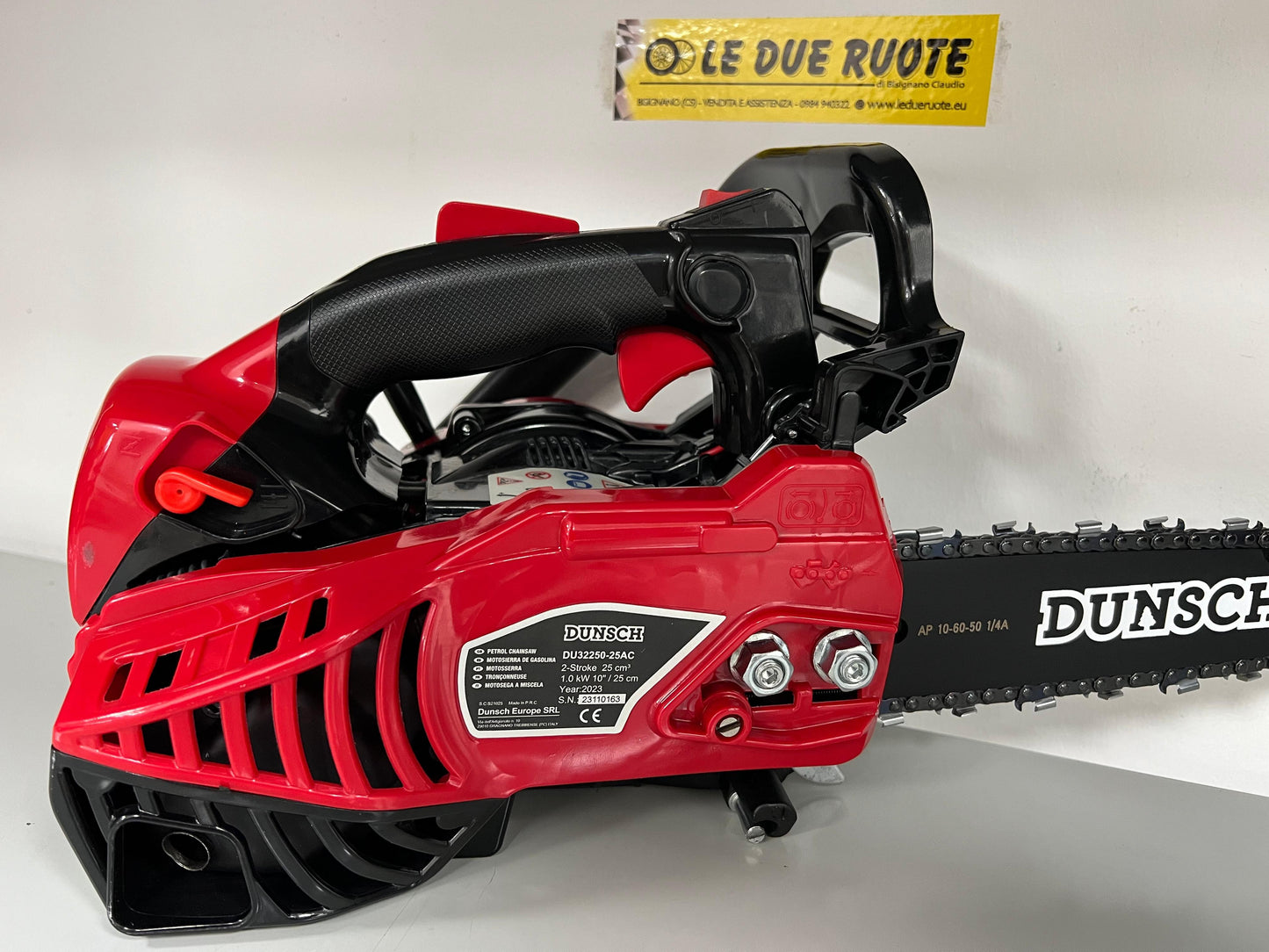 Motosega da pota PROFESSIONALE 25,4cc superleggera con lama da 25cm Carving