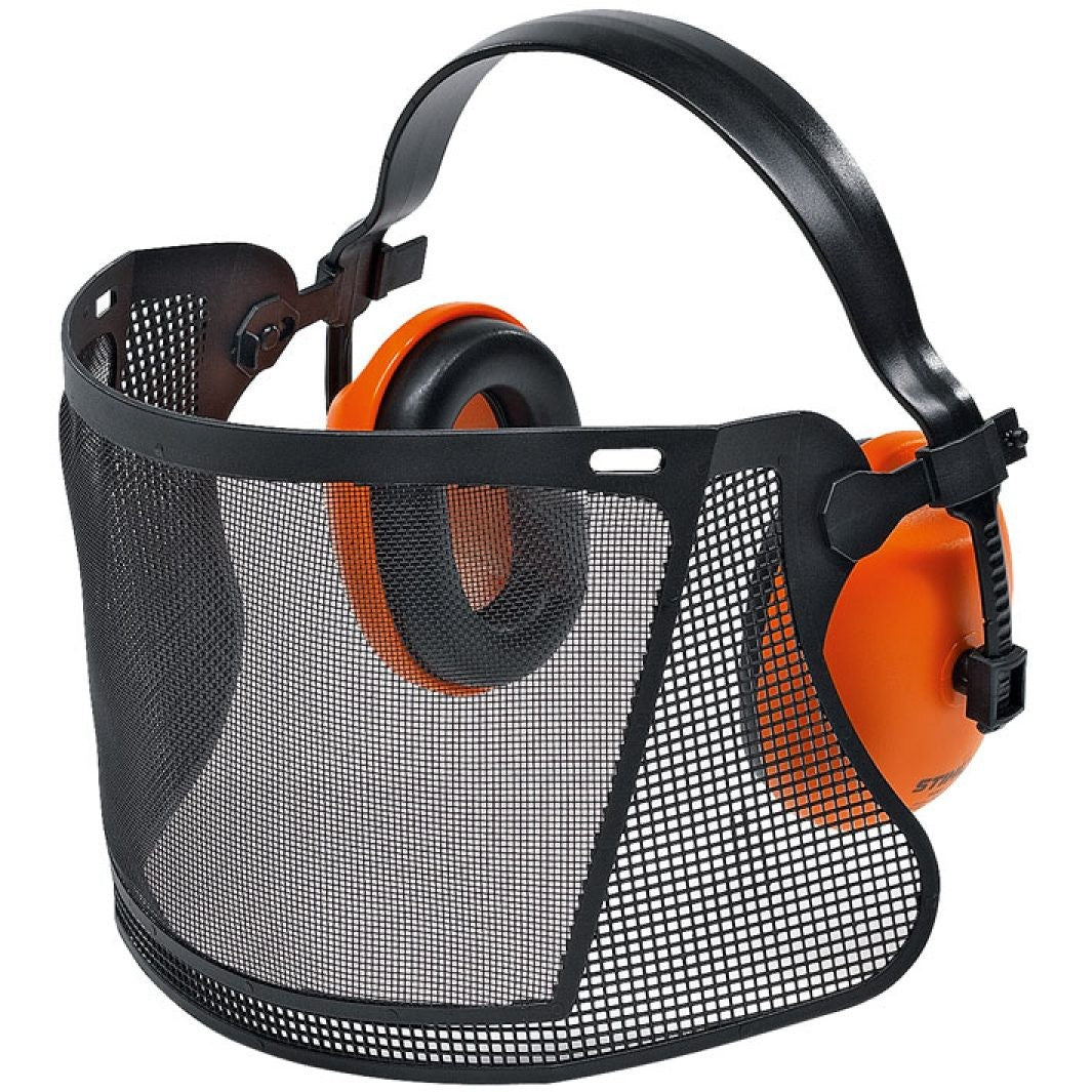Visiera con cuffie Originale Stihl CON RETE IN NYLON GPA 24
