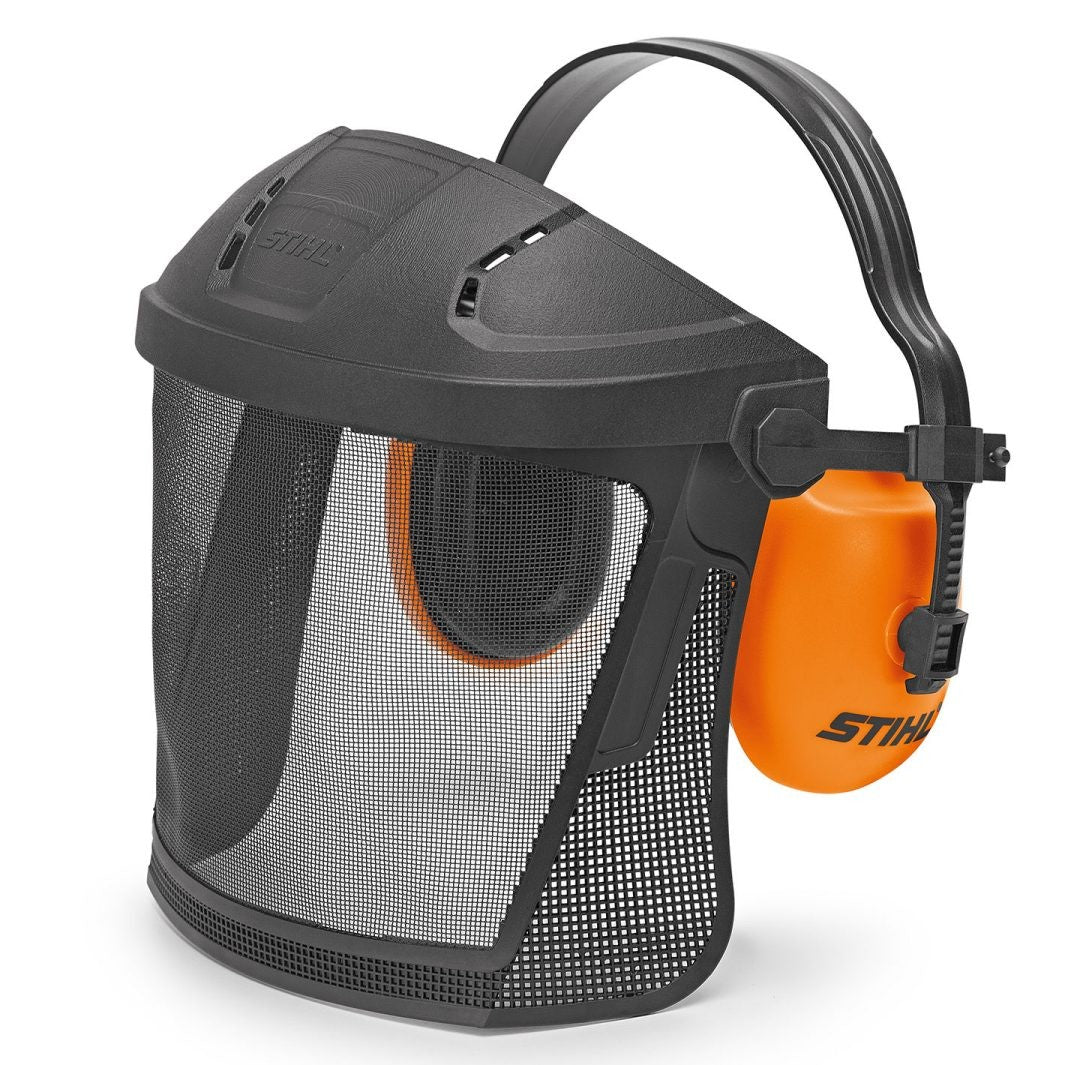 Visiera con cuffie Originale Stihl CON RETE IN NYLON GPA 24