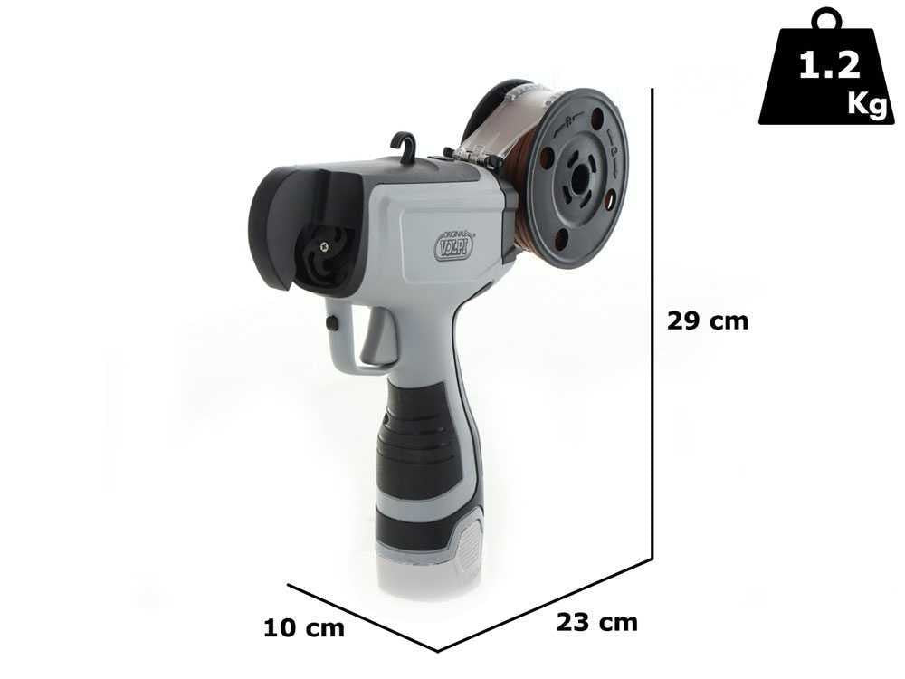 Volpi KV5 - Legatrice per vigneto elettrica a batteria con motore brushless SENZA BATTERIE
