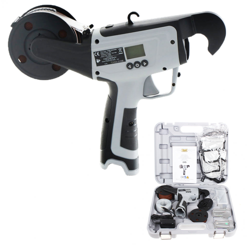 Volpi KV5 - Legatrice per vigneto elettrica a batteria con motore brushless CON 2 BATTERIE