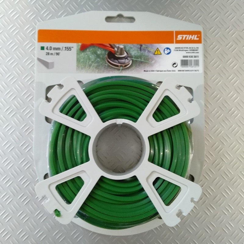 Filo nylon Originale STIHL per decespugliatore, sezione quadrato 4,0 mm