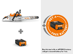 Motosega a batteria Professionale Stihl MS300 con 2 batterie