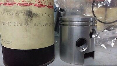 PISTONE AVIONIC PIAGGIO CIAO Ø 42,8 FASCE SPINA motore pin si boxer bravo NEW