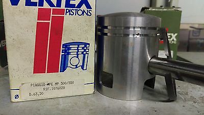 PISTONE VERTEX PIAGGIO APE MP 500 550 Ø 63,2 FASCE SPINA pistons motore biella