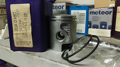 PISTONE PIAGGIO CIAO SI BOXER BRAVO SUPER POLINI Ø 41 SP12 COMPLETO FASCE SPILLO