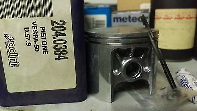 PISTONE POLINI PIAGGIO VESPA SPECIAL PK S 50cc Ø 57,9 COMPLETO fasce spin moto
